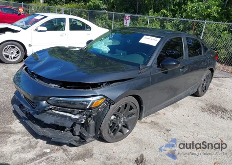 2024 Honda Civic Sport из США, поврежденный, VIN 2HGFE2F59RH592602